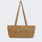 Wooden Beads Mini Bag, Ochre