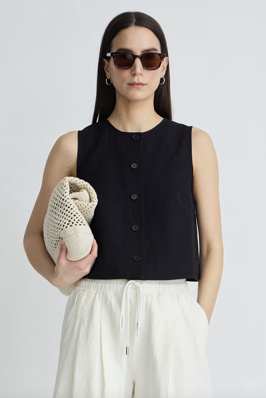 Godet Tank, Black