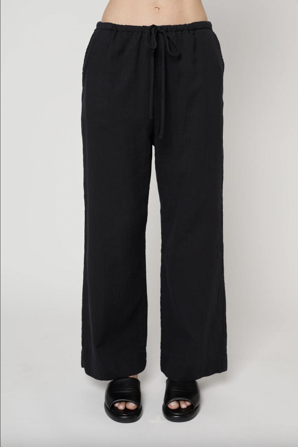 Drawstring Pant, Black