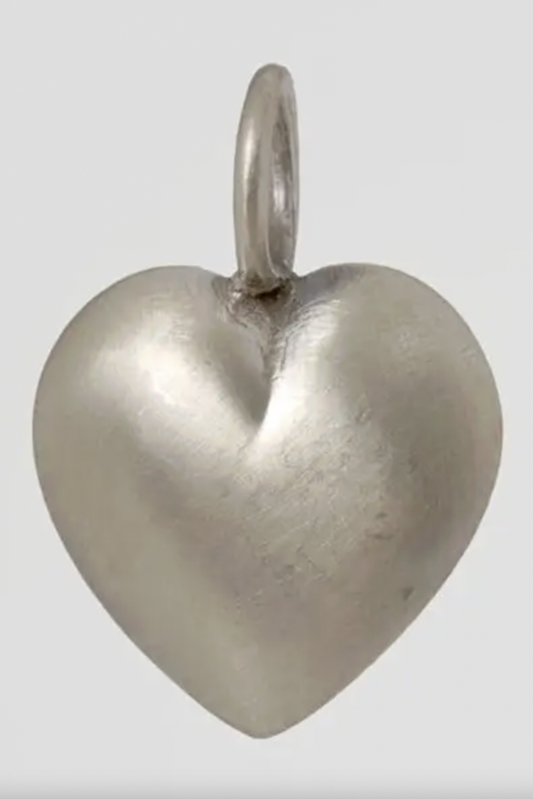 Large Puffy Heart Charm