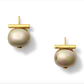 Biscuit Medium Pebble Pearl Earrings