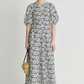 Sculpted Sabina Maxi, Tropical Midnight
