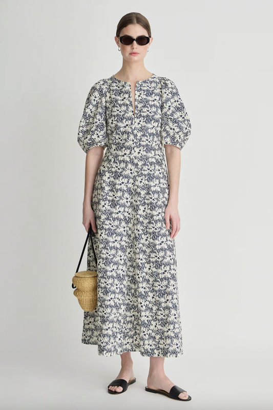 Sculpted Sabina Maxi, Tropical Midnight