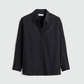 Isolde Button Down, Black Black