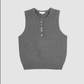 Minivera Cotton Vest, Charcoal