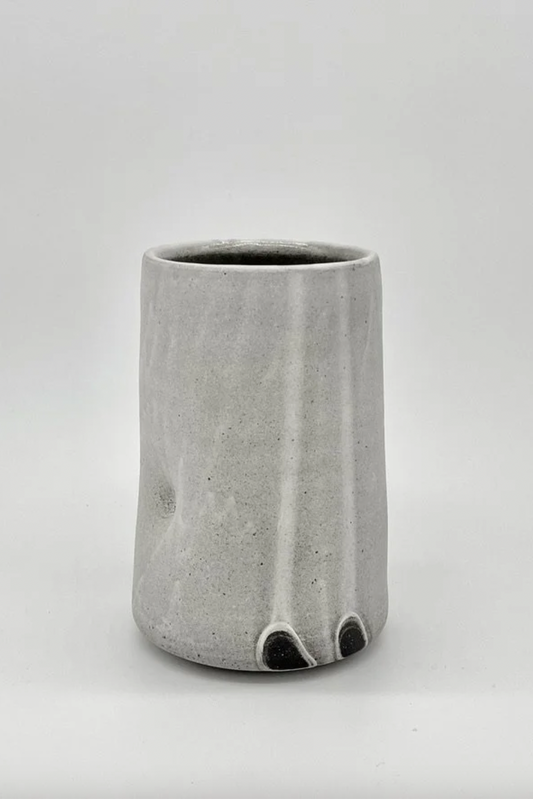 Tall Pinch Cup, White