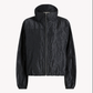 Sadie Windbreaker Steel Taffeta, Black