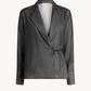 Jennie Evening Blouse, BW Stripe