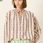 Poet Roseband Stripe Blouse