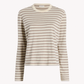 Wynn Long Sleeve Tshirt, Apricot Stripe