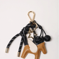 Bag Charm - Black Cherries & Brown Horse