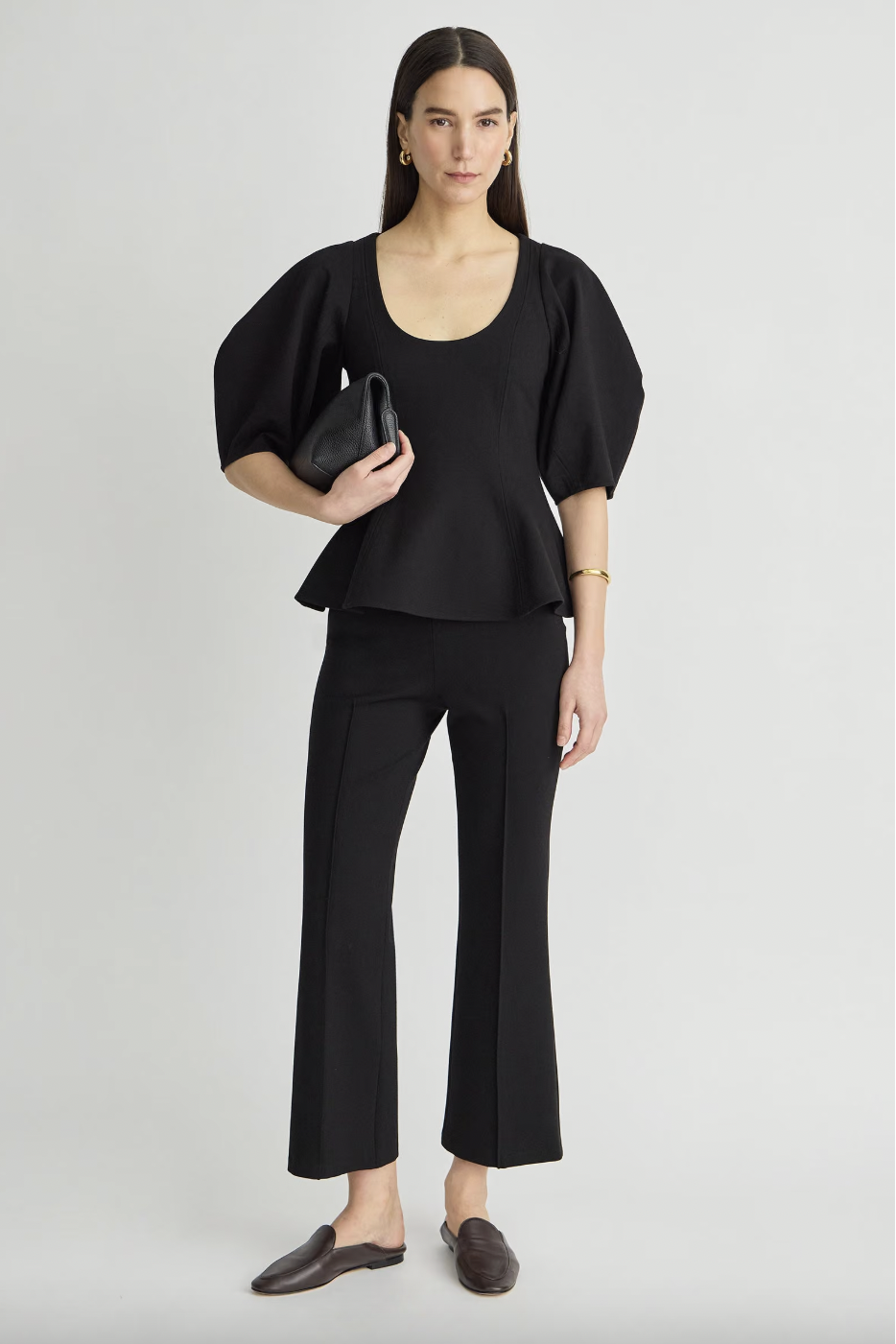 Ponte Rene Pull On Pant, Black