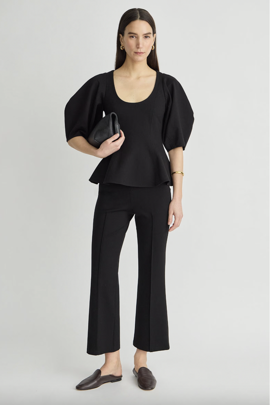 Ponte Rene Pull On Pant, Black