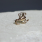 Scorpion Single Stud, 14k Gold
