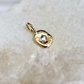 10k Inverse Diamond Pendant