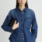 Anni Denim Button-Up, Bluey