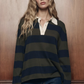 Academy Polo Sweater, Army League Stripe