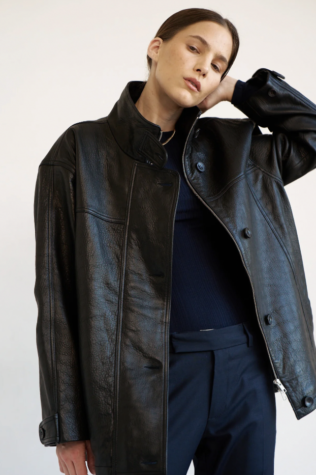 Minimal Anorak Jacket, Black