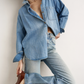 Essential Denim Shirt, Timeworn Indigo