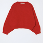 Balloon Sleeve Sweater, Coral