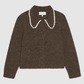 Crochet Collar Cardigan