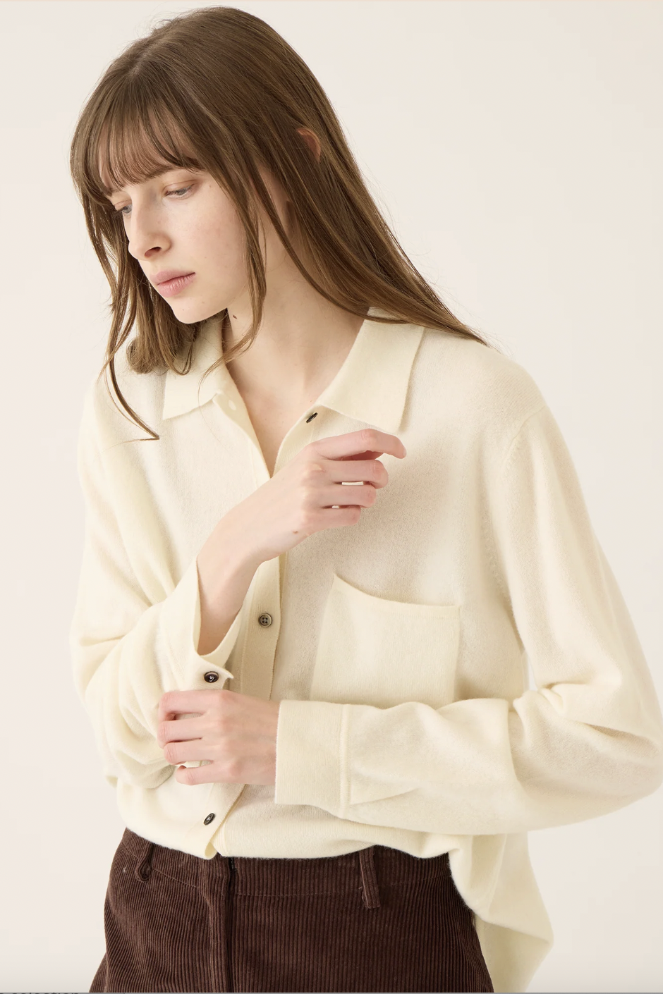 Wyna Shirt, Ivory
