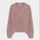 Speckled Crewneck Sweater, Malva