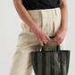 Striped Gorriti Handbag, Green & Black