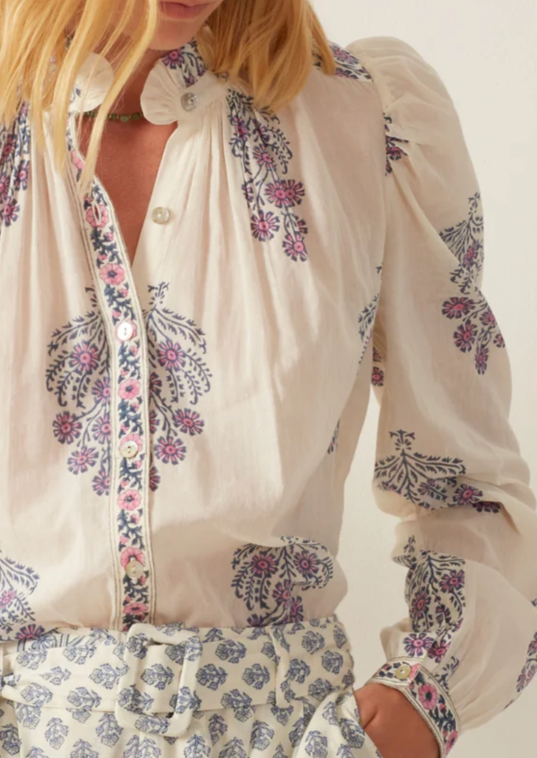 Annabel Freesia Phlox Shirt, Pink Phlox