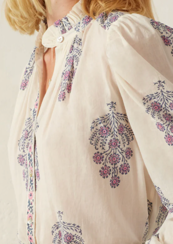 Annabel Freesia Phlox Shirt, Pink Phlox