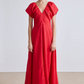 Monet Ruched Maxi, Chili