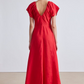 Monet Ruched Maxi, Chili
