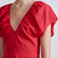 Monet Ruched Maxi, Chili