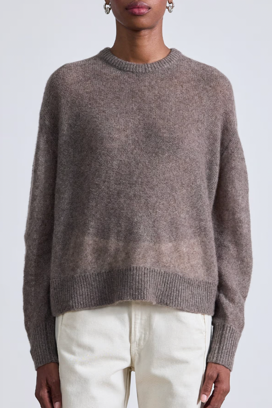 Softest Tissue Weight Sweater, Hazelnut