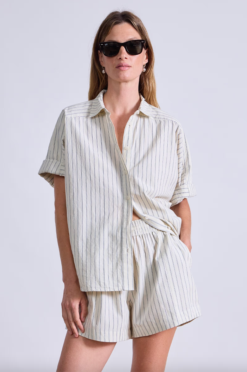 Breaze Shirt, Pina Stripes