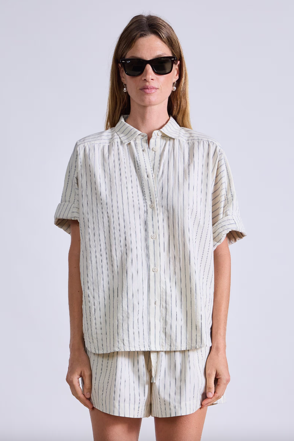 Breaze Shirt, Pina Stripes