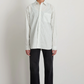 Nolan Shirt, Green White Stripe