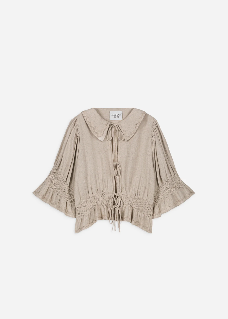 Piano Blouse, Beige