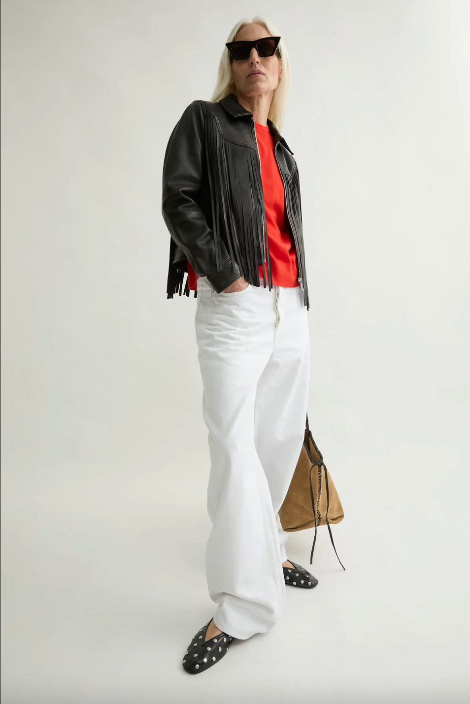 Fringy Jacket, Black