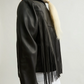 Fringy Jacket, Black