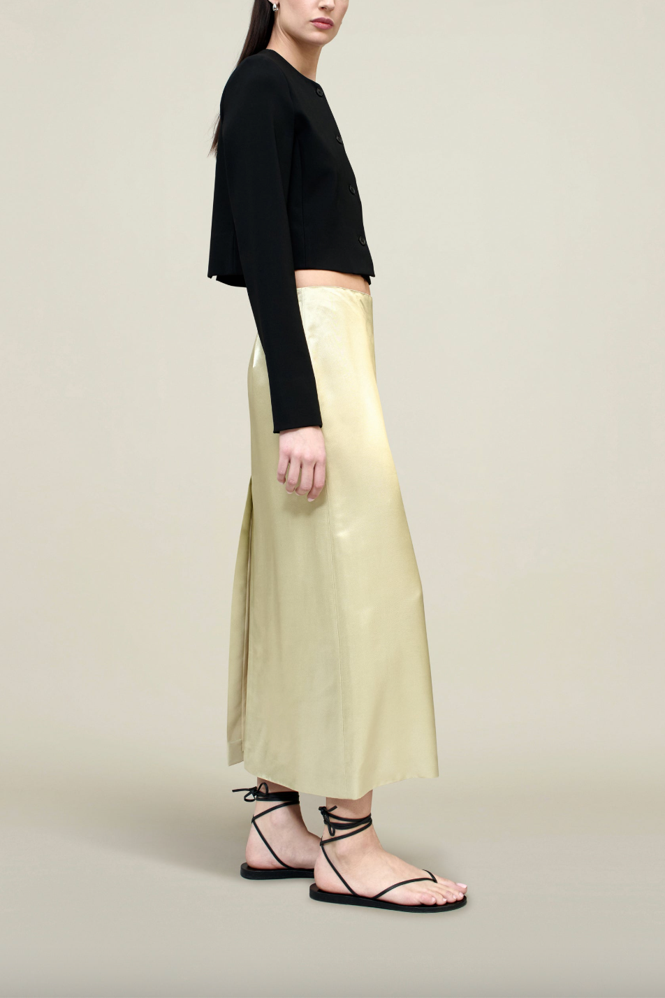 Emilee Pencil Skirt, Limestone