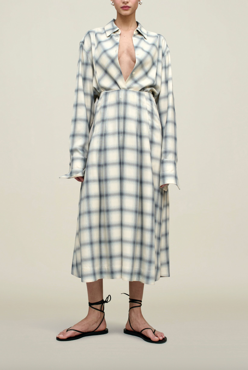 Dakota Pleated Skirt, Airbrush Flannel