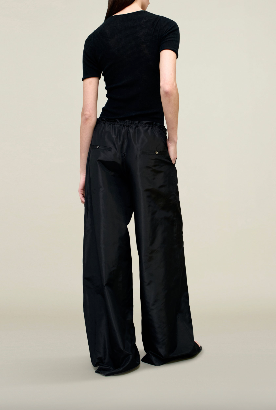 Eaton Sheer Tee, Black