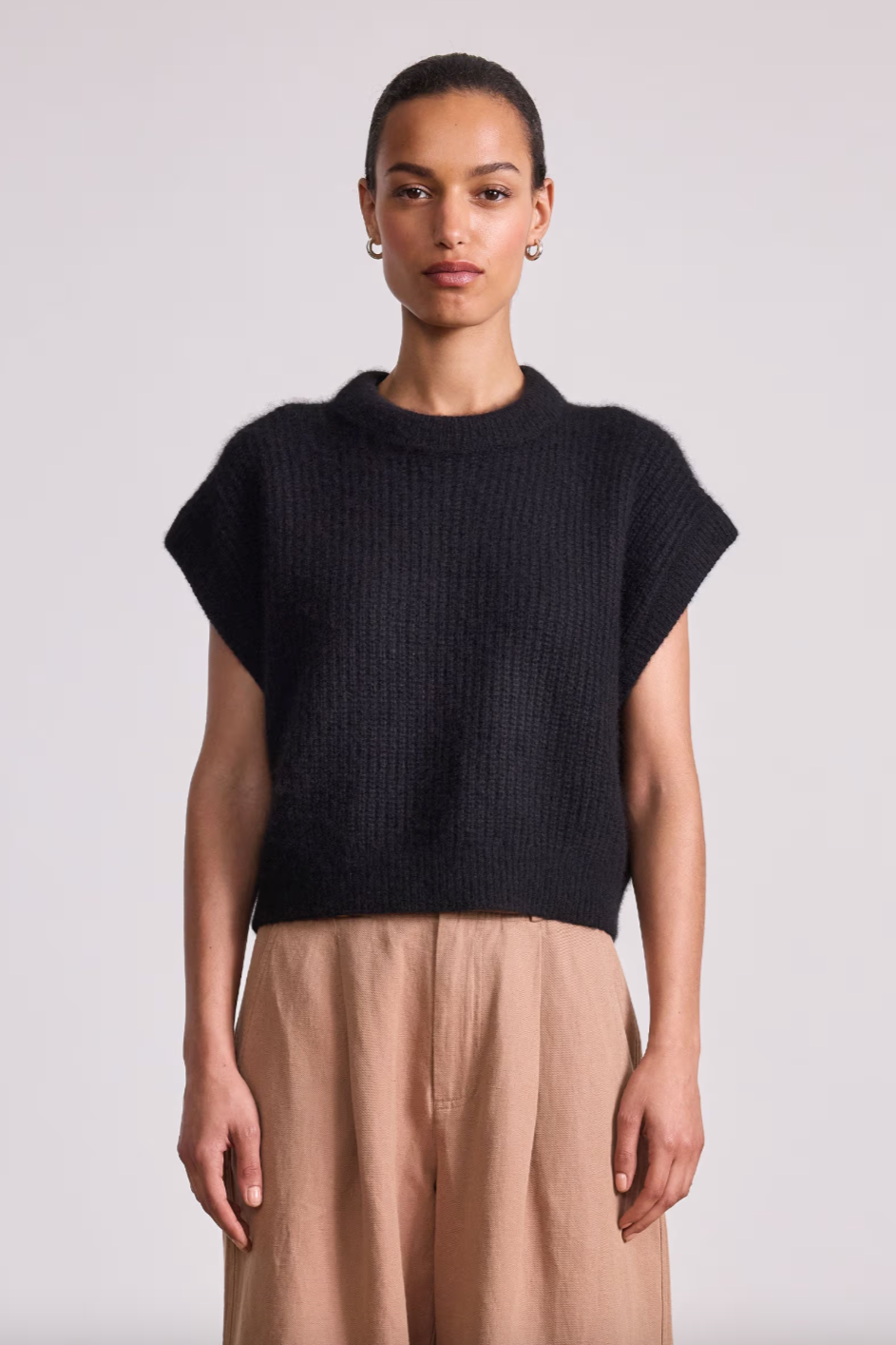 Softest Oliva Vest, Black