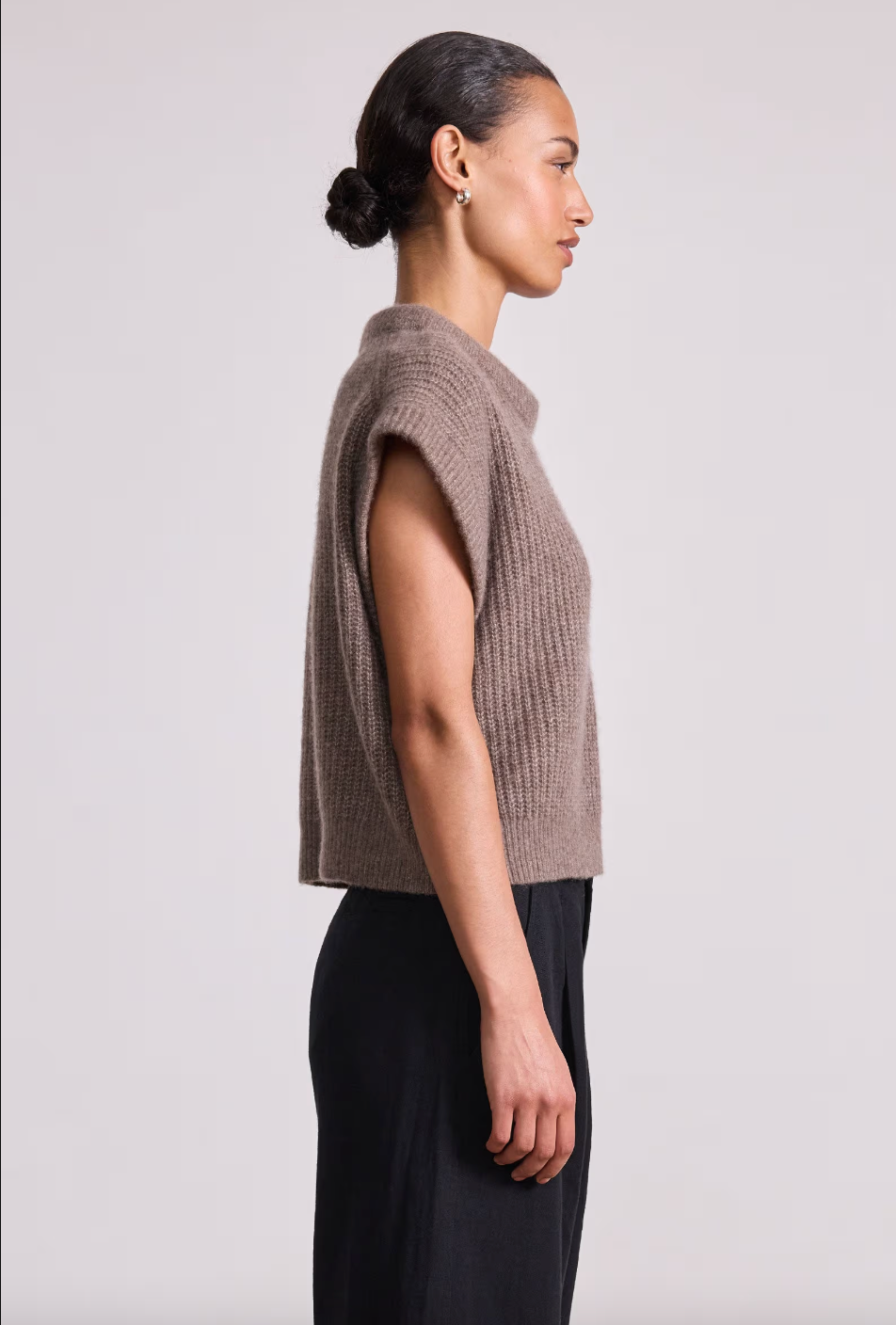 Softest Oliva Vest, Hazelnut