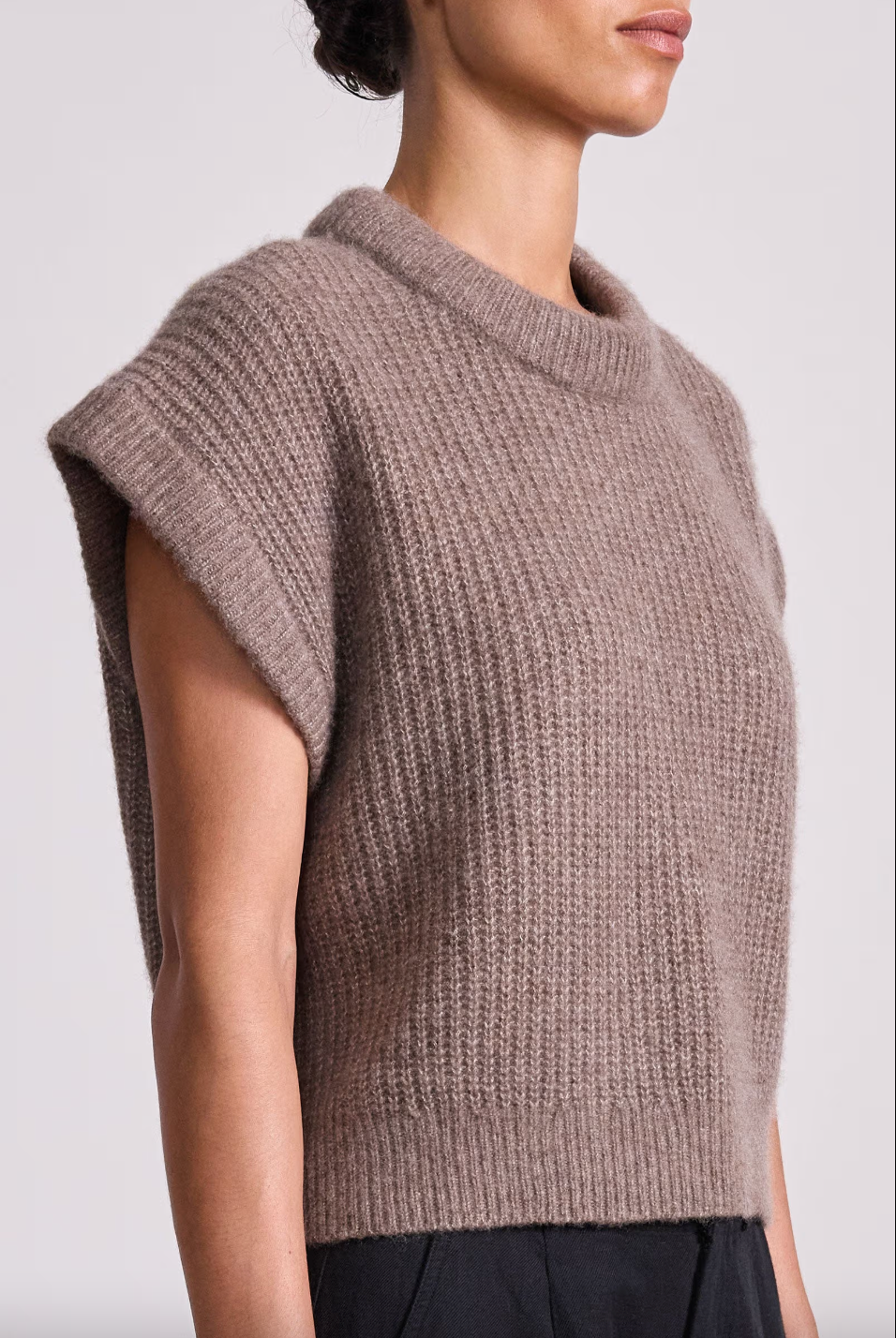 Softest Oliva Vest, Hazelnut