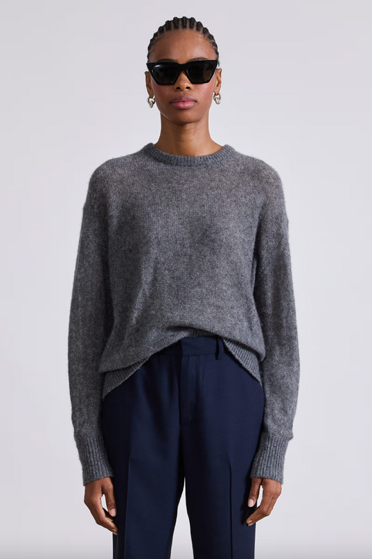 Softest Tissue Weight Sweater, Charcoal
