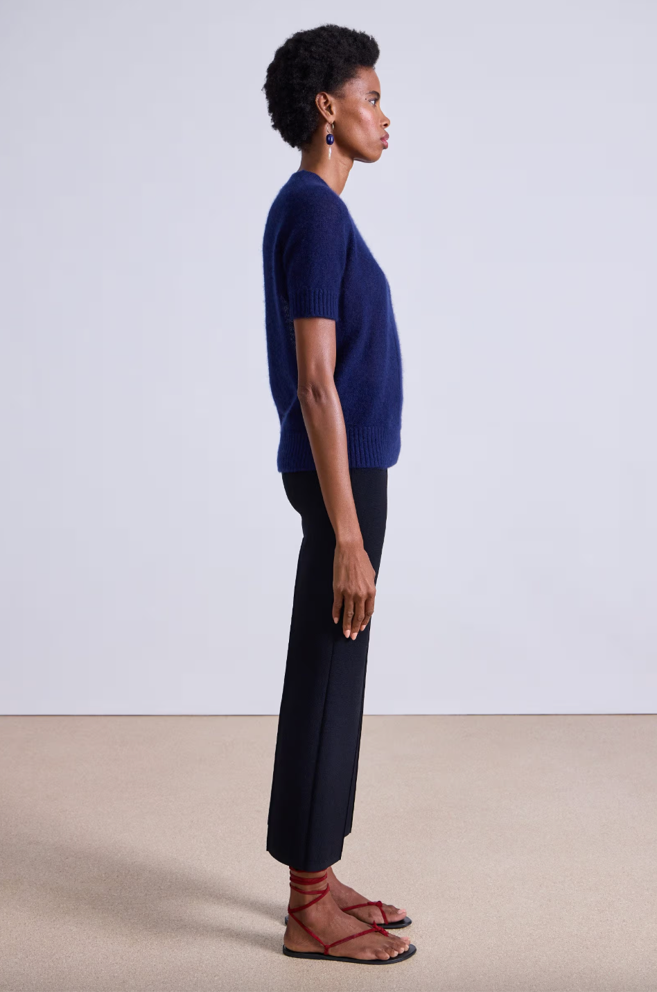 Rene Pull On Pant, Black