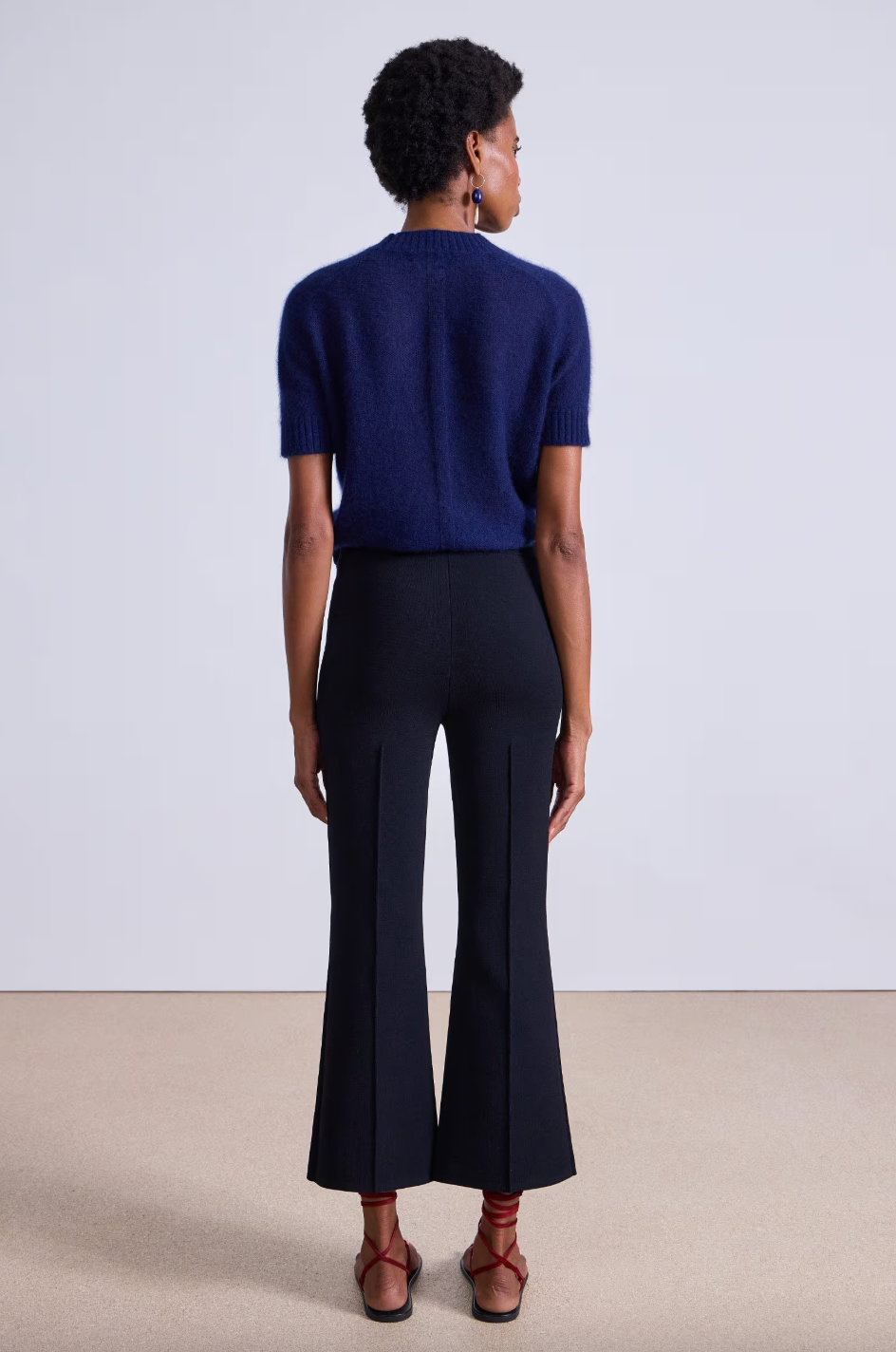 Rene Pull On Pant, Black