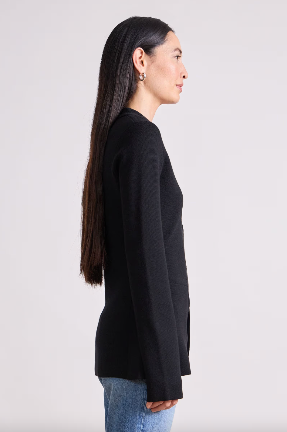 Betti Knit Cardi, Black